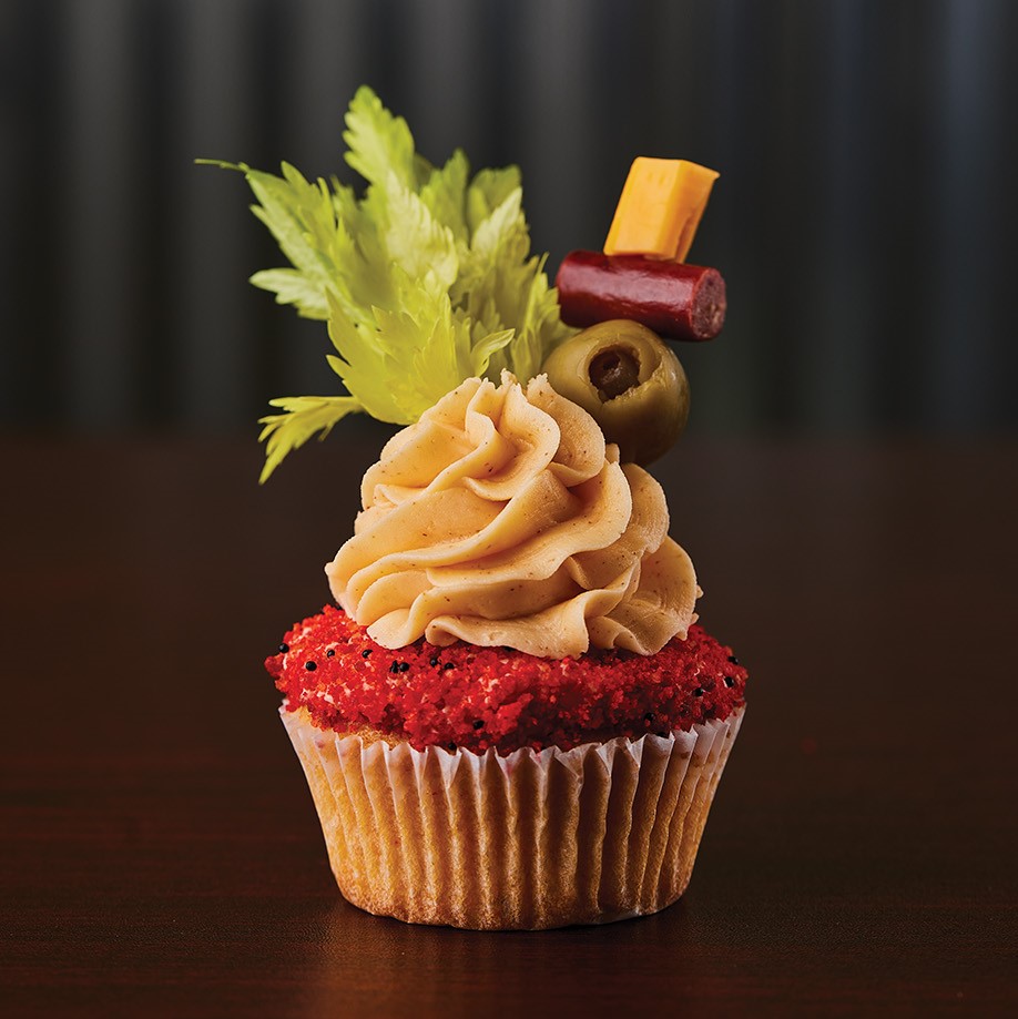 Bloody Mary Cupcake