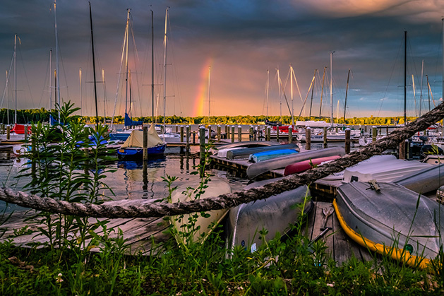 Boats and Rainbows by Cat Parker