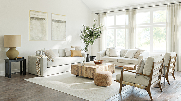Create Home Living Room interior.