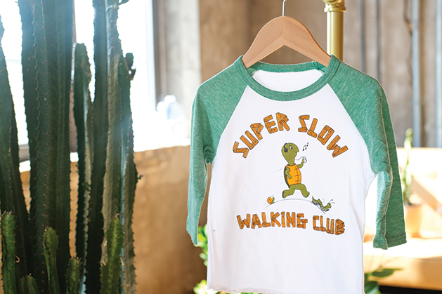 Super Slow Walking Club Quarter Sleeve Shirt