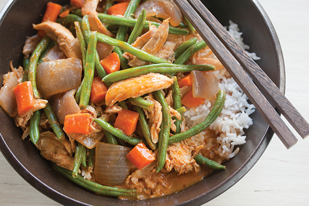 Thai-Style Red Curry with Turkey and Green Beans