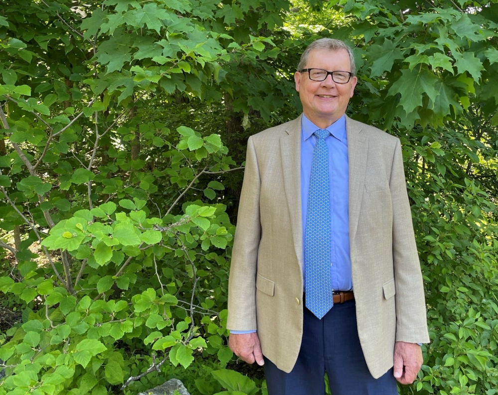 Photo of Peter Moe at the University of Minnesota Landscape Arboretum 