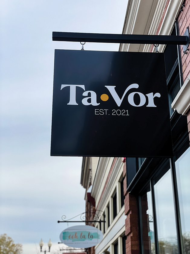 TaVor in Excelsior shop sign