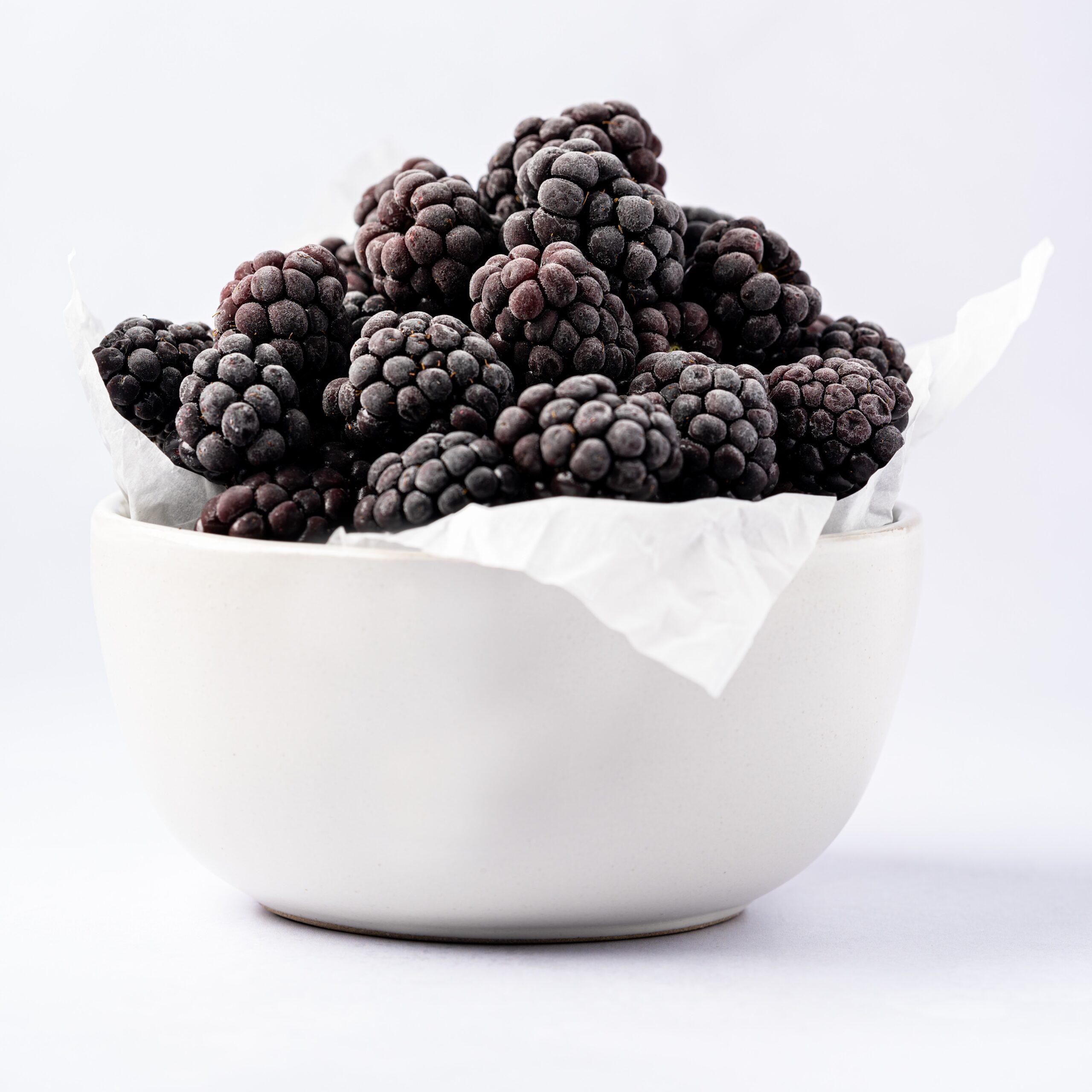 Bowl Frozen Blackberries