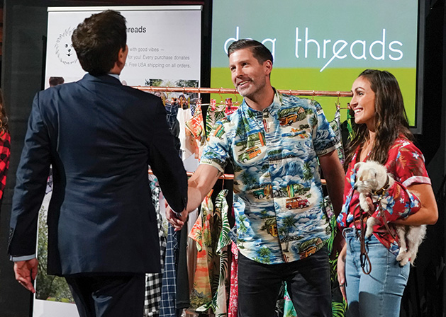 The owners of Dog Threads on "Shark Tank"