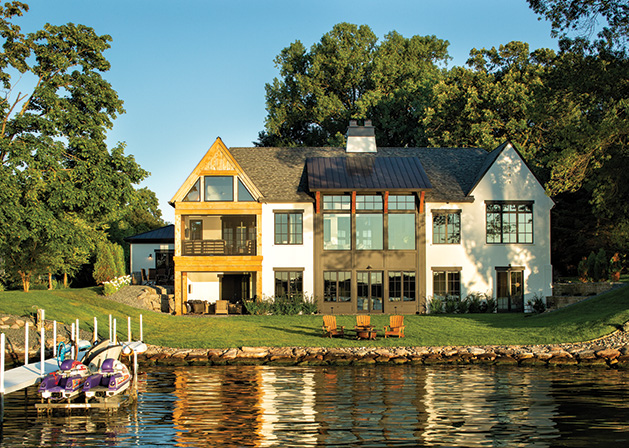 Hendel Homes Helps Couple Build Dream Lakefront Living Space