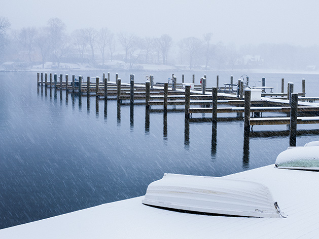 Lens on Lake Minnetonka: Spring Blizzard