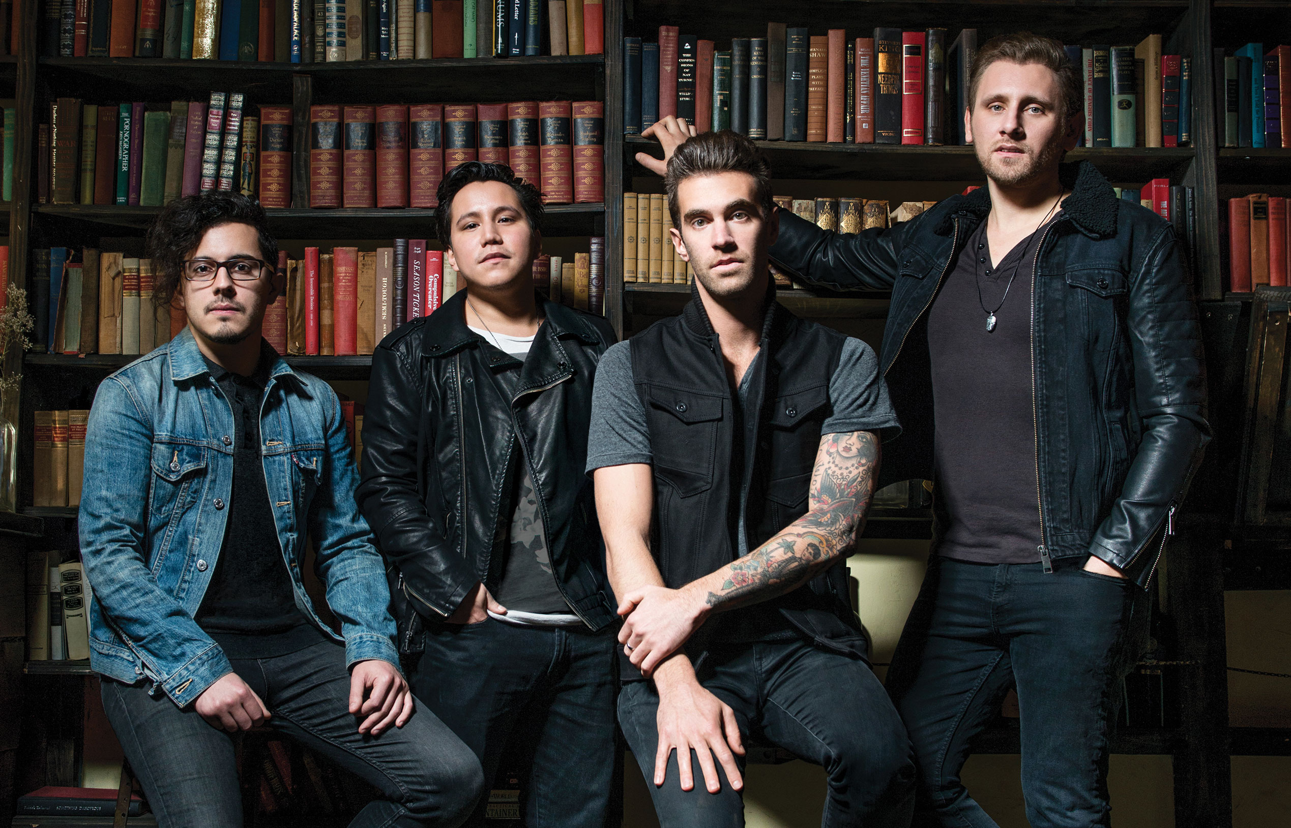 Zach Barnett, second from the right, is the lead singer of American Authors. 