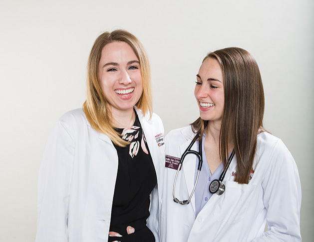 Hannah and Natalie Van Ochten, two sisters and Minnetonka High School grads now pursuing medical careers.