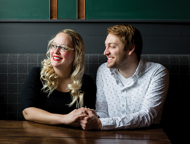 Danielle and Chris Bjorling, owners of Copper Cow, the sister restaurant to Copper Hen on Eat Street.