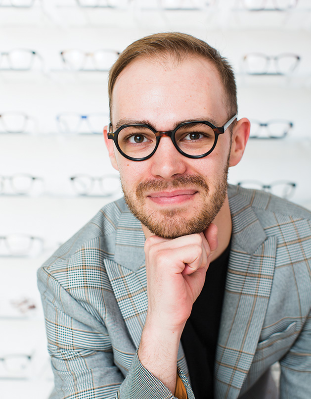 Man wearing glasses from Eyebobs
