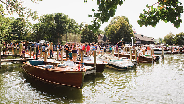 Antique Boat Show at Lord Fletcher's