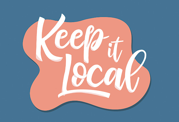 A graphic reads "Keep It Local"
