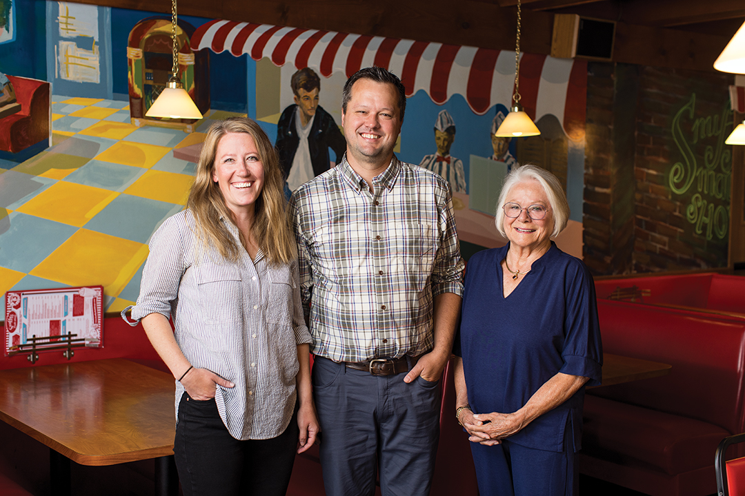 Dana Bach, Brian Bach and Shirley Mueller