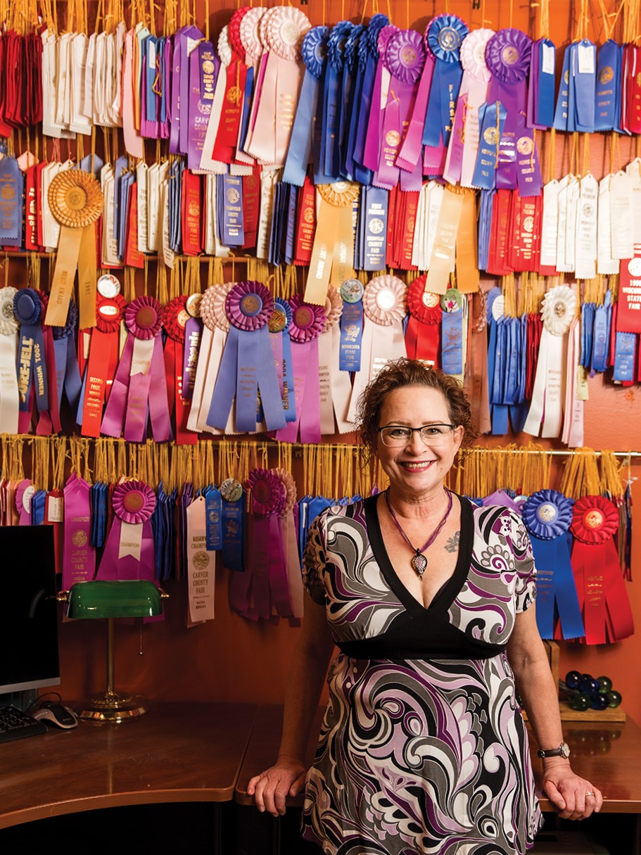 Kim Narveson’s baking skills have netted an impressive array of award ribbons.