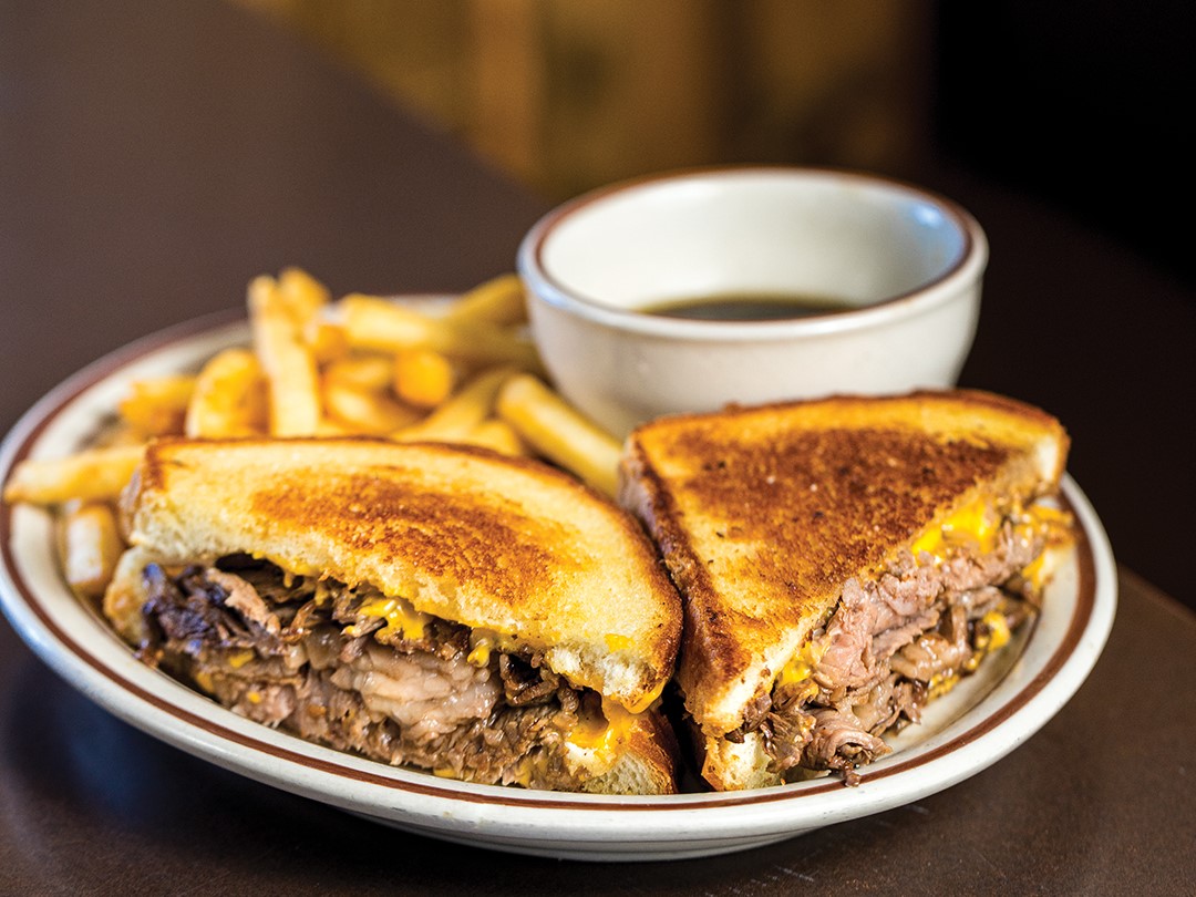 Try the Grilled Cheese & Prime Rib from Haskell’s Port of Excelsior.