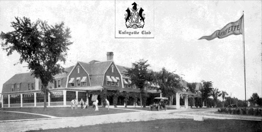 The first Lafayette Club as it stood from 1900 to 1922