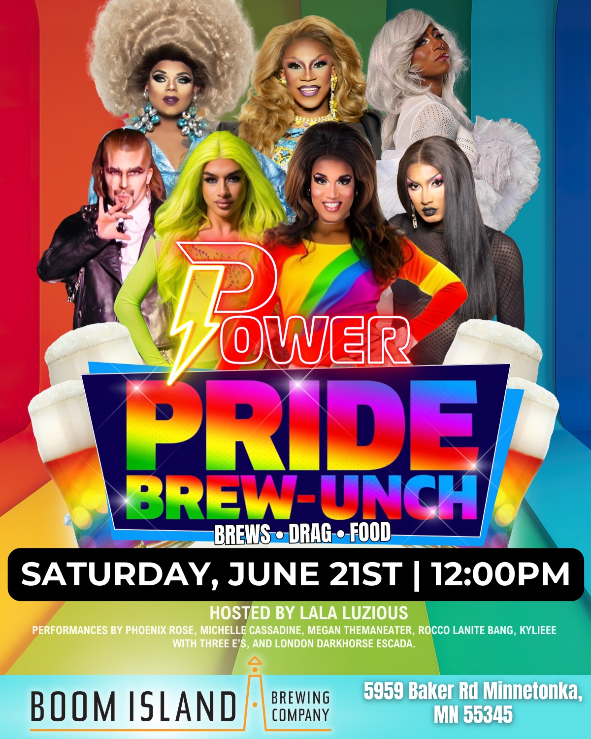 POWER Pride Drag Brunch 2025
