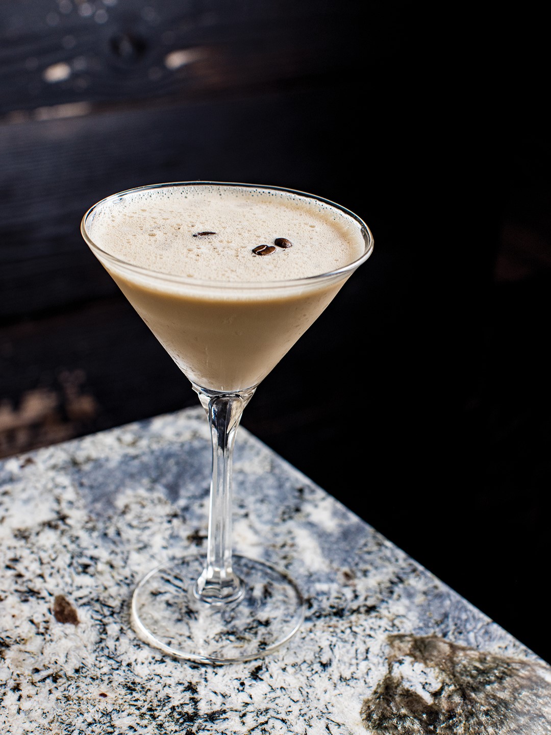 Espresso Martinis are not created equal, but this one fit the bill with its smooth arrival at the table.