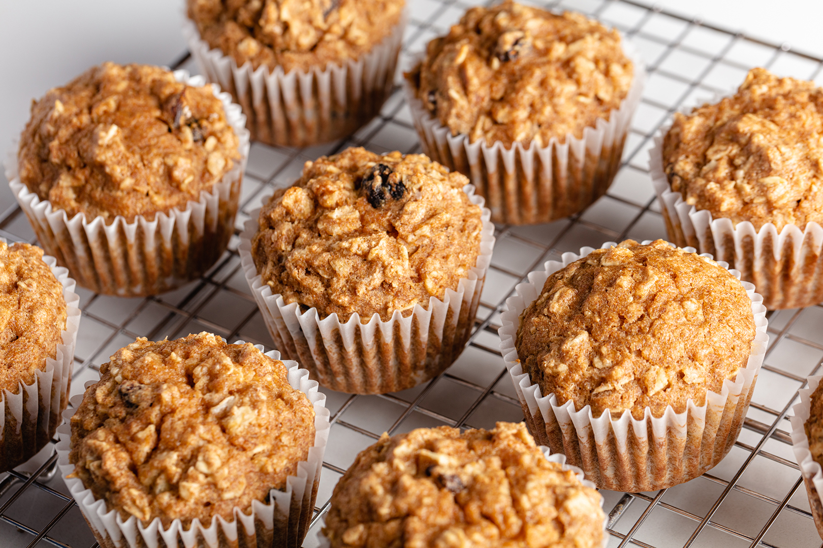 Oat and Apple Muffins