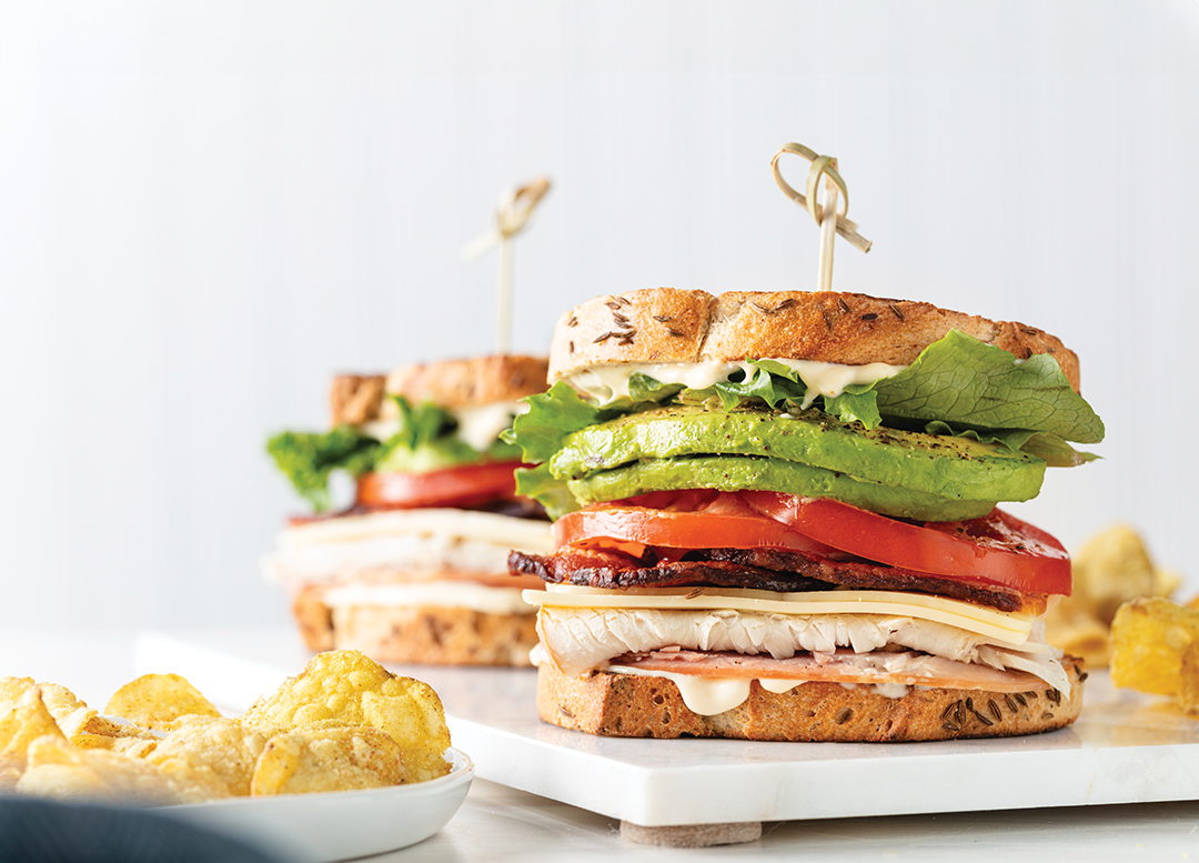 Mini Loaded Club Sandwiches