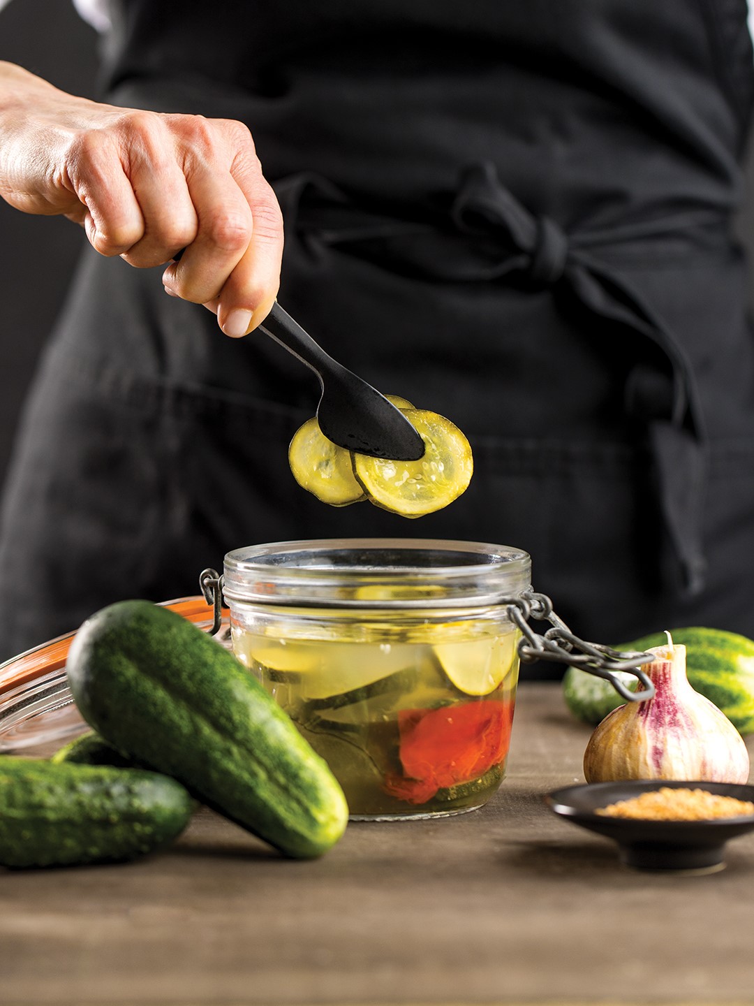 Fermented Cucumber Slices add extra oomph to sandwiches, salads and more.