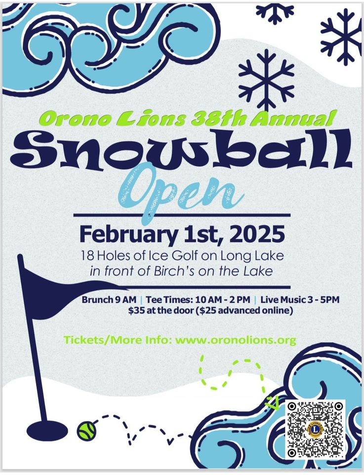 Snowball Open Orono Lions Club