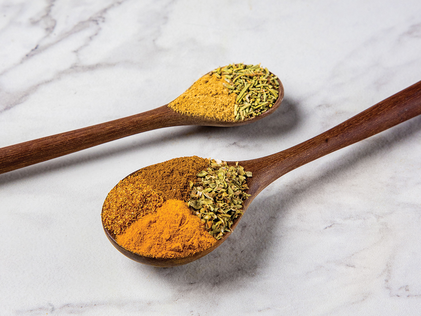 Spices in Spoons