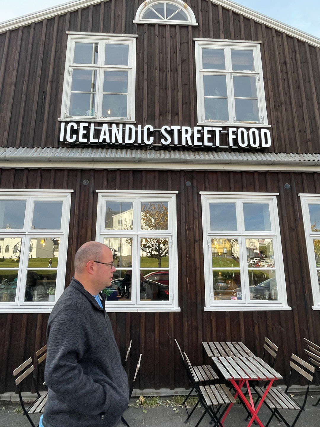 Craig Wencl takes in the sights in Iceland. 