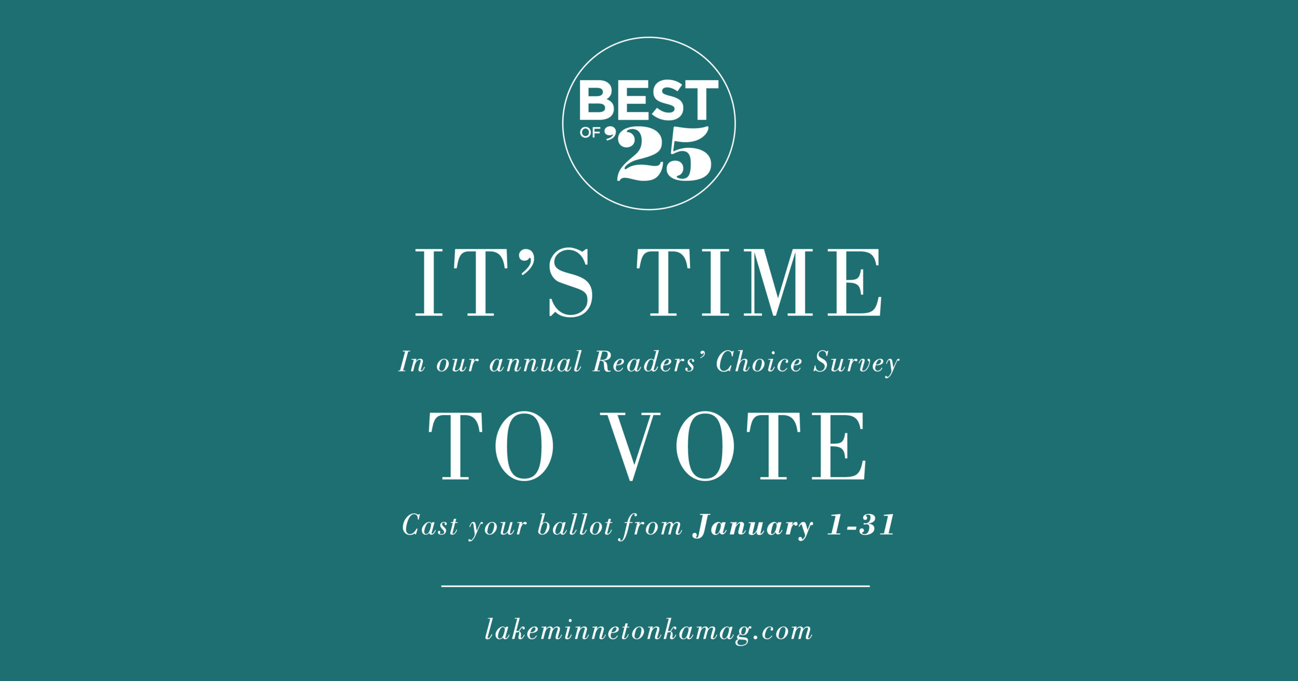 Best of Lake Minnetonka 2025 Voting