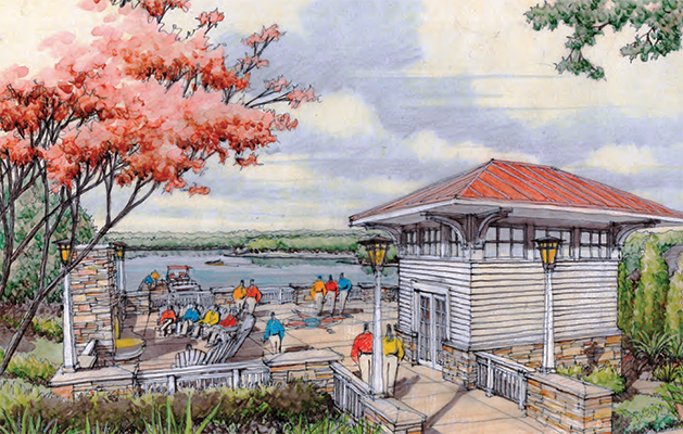 Artistic rendering of Serenity Resort Living