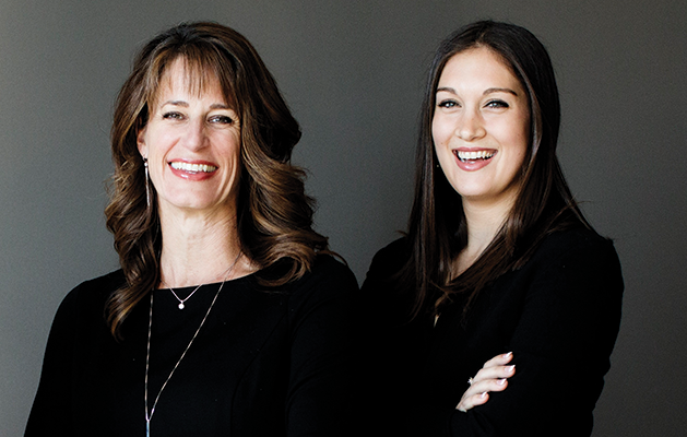 Sue Hawkes and Ali Stieglbauer