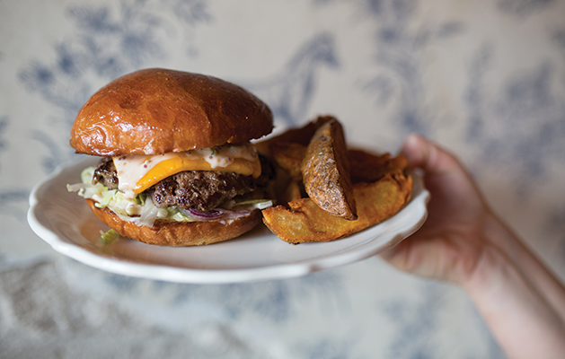 Burger from Copper Cow