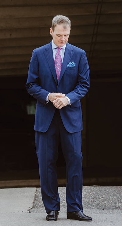 Judd Frost Clothiers Blue Suit