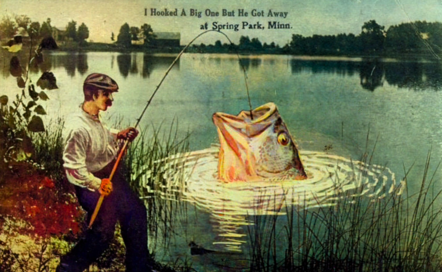 Vintage 1912 Lake Minnetonka Postcard