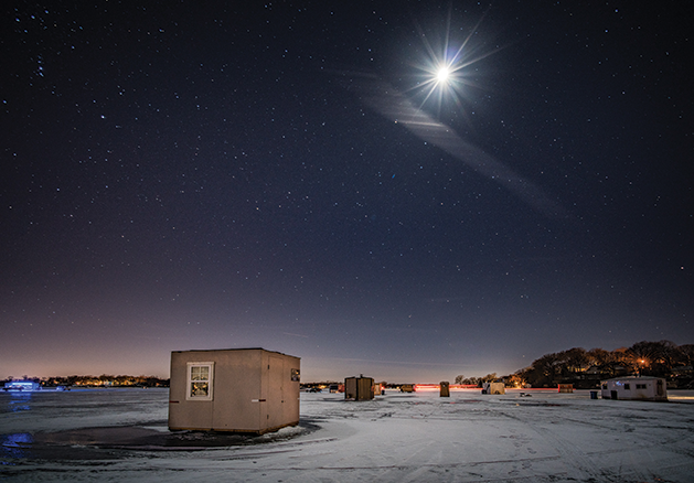 Frozen Lake Minnetonka