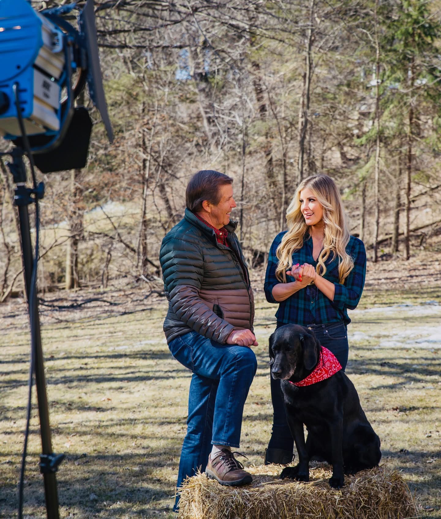 Laura and Ron Schara hosting an episode of Minnesota Bound.