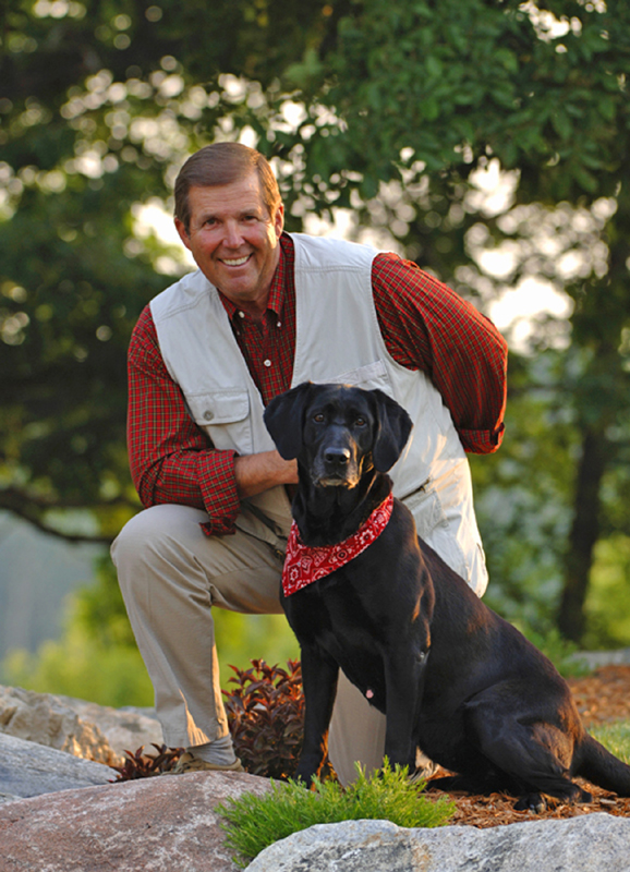 Ron Schara with Raven