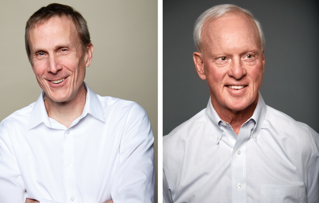 Left to right: Bob Kempainen and Jack Morrison