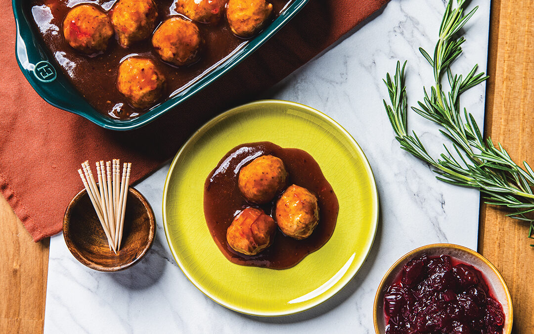 Our Recipe for Gluten-Free Cranberry Meatballs