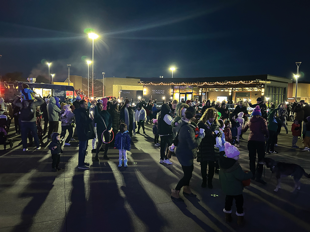 Crowd at Light up the Commons