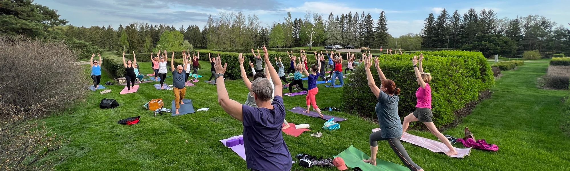 Yoga in the Gardens Minnesota Landscape Arboretum