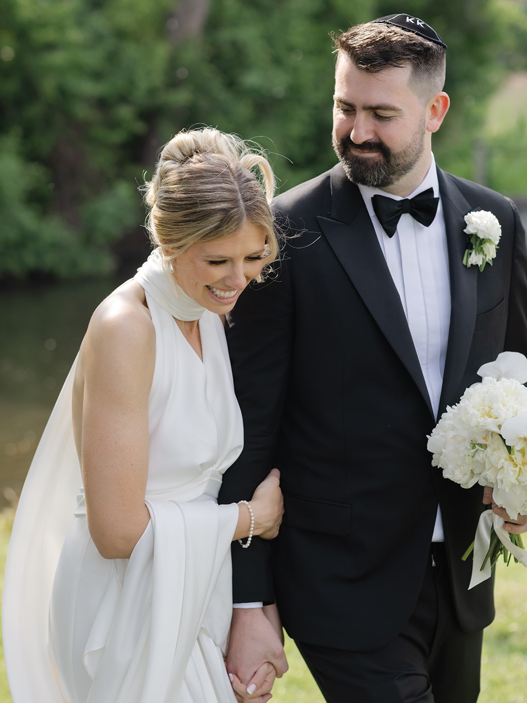 Lilli and Kieran on their wedding day