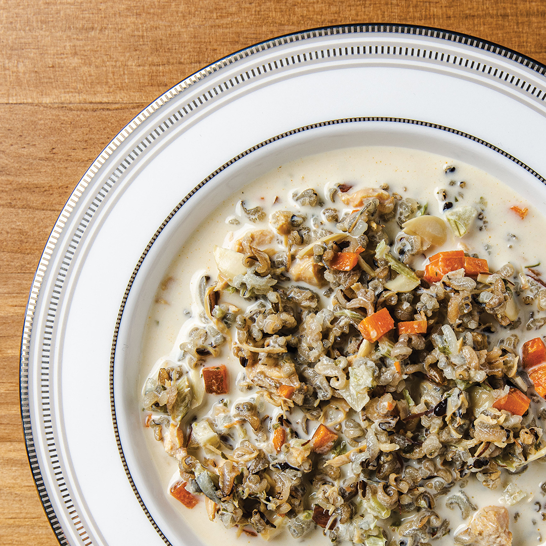 Chicken Wild Rice Soup brings a bowlful of comfort. 