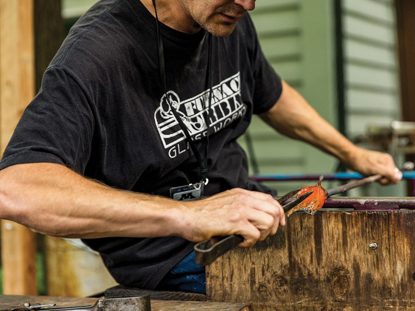 For those who haven’t attended the Minnesota Landscape Aboretum Auxiliary Glass Pumpkin Patch, make a point to attend this year’s event. Not only do attendees view the stunning work of talented artists, they can also watch glass works in the making. This pumpkin was made with the help of an artist and our editor, Renée Stewart-Hester.