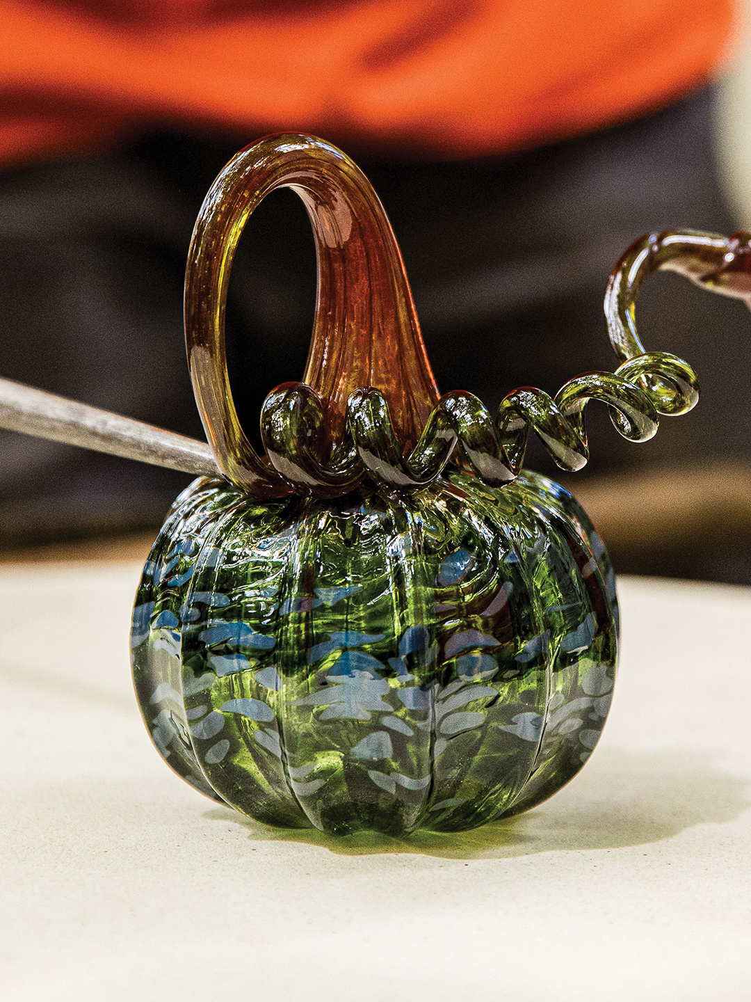 Glass pumpkin