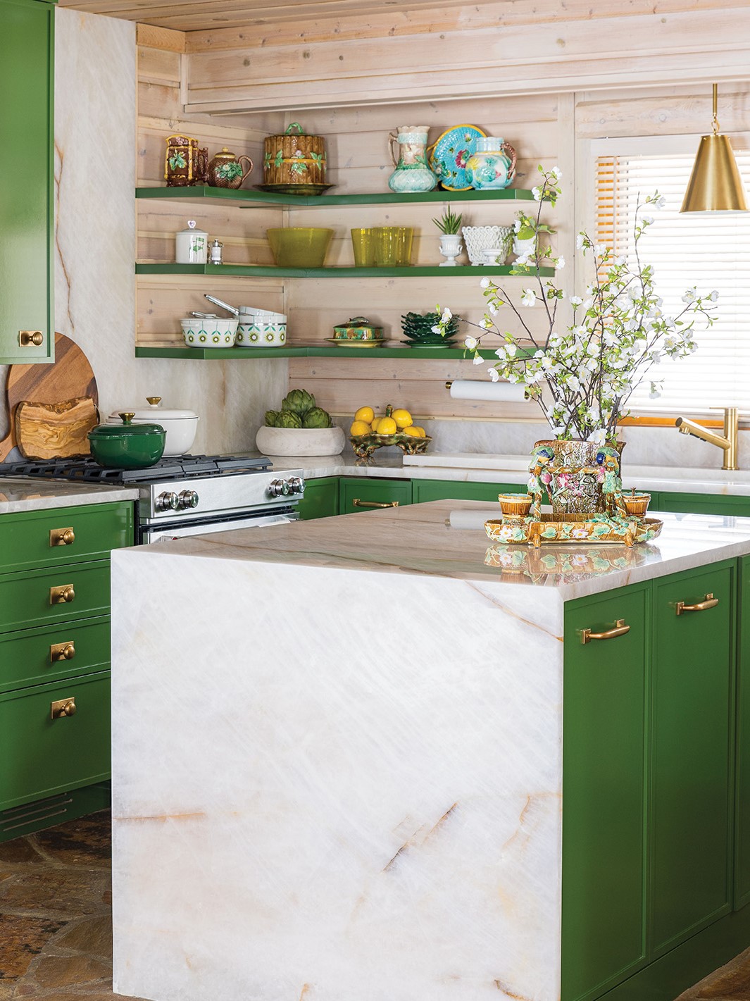 “I love pieces with history—things passed down from family or collected during travels,” Katie Brandt says of her favorite décor items. They bring warmth, personality and a sense of home. “I also love photos,” she says. “Try placing photos in a bowl on a coffee table. Guests sift through them, and the stories that come up are incredible.”