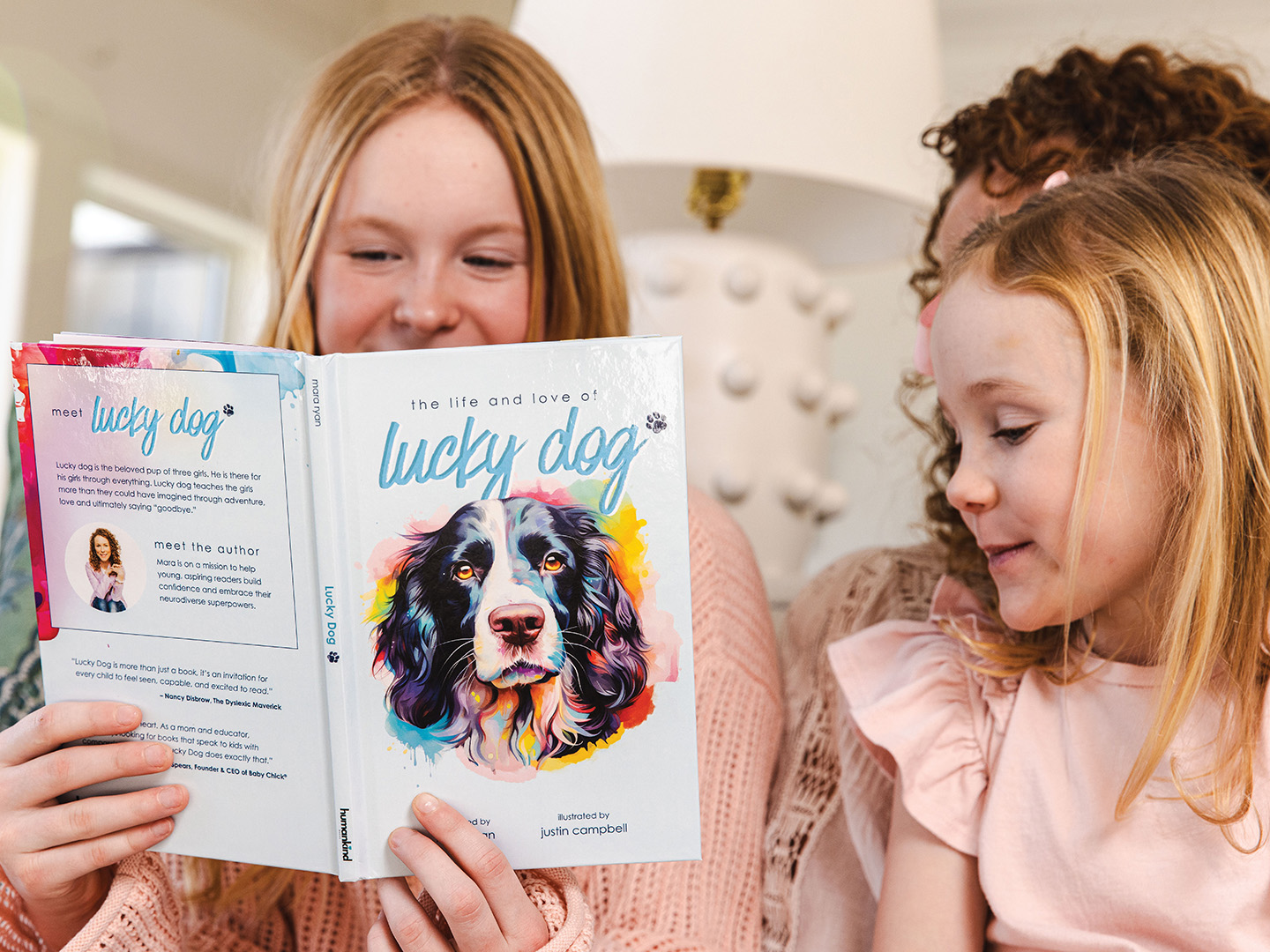 Excelsior author Mara Ryan was inspired to pen Lucky Dog, which is available at humankind-books.com. The book was written with young dyslexic readers in mind.