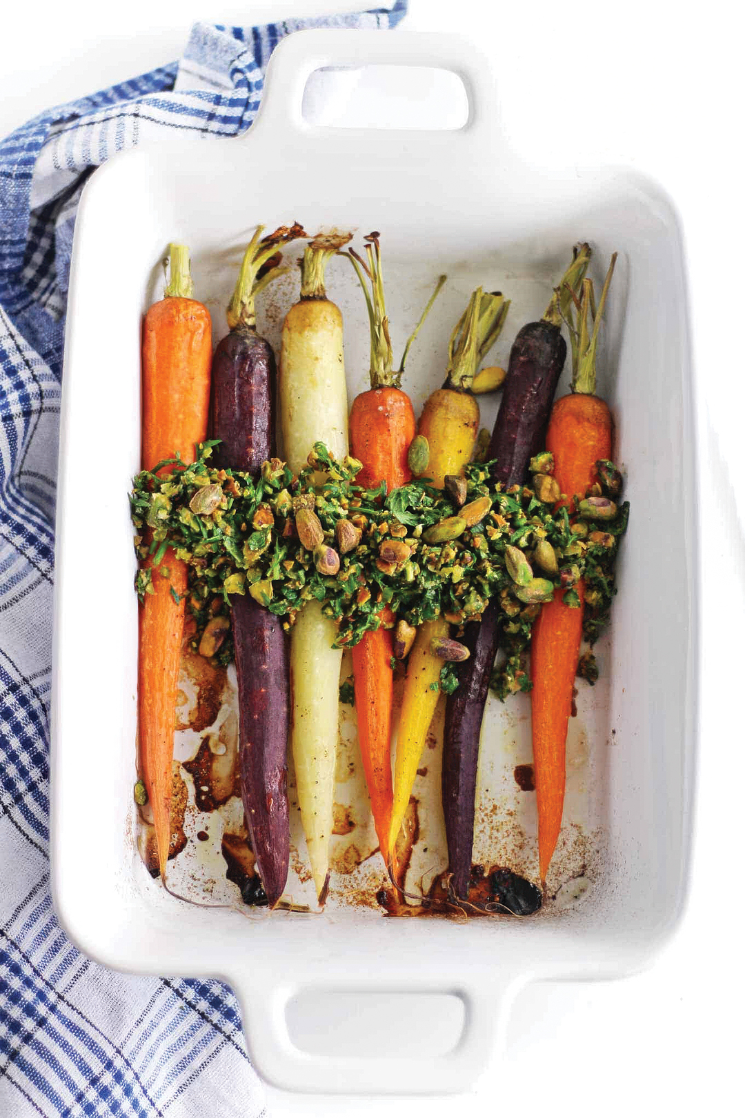 Miso Roasted Rainbow Carrots