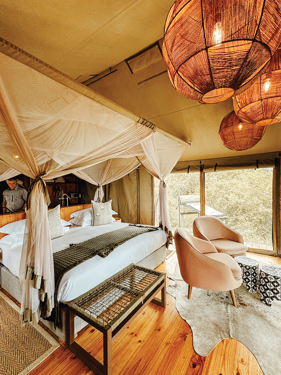 Hotel room in Rwanda